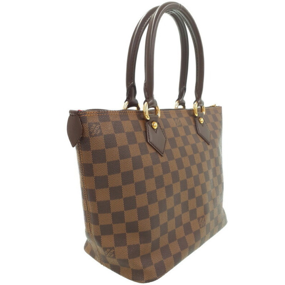 Louis Vuitton Damier Ebene Brown Saleya Tote Bag - Picture 2 of 8